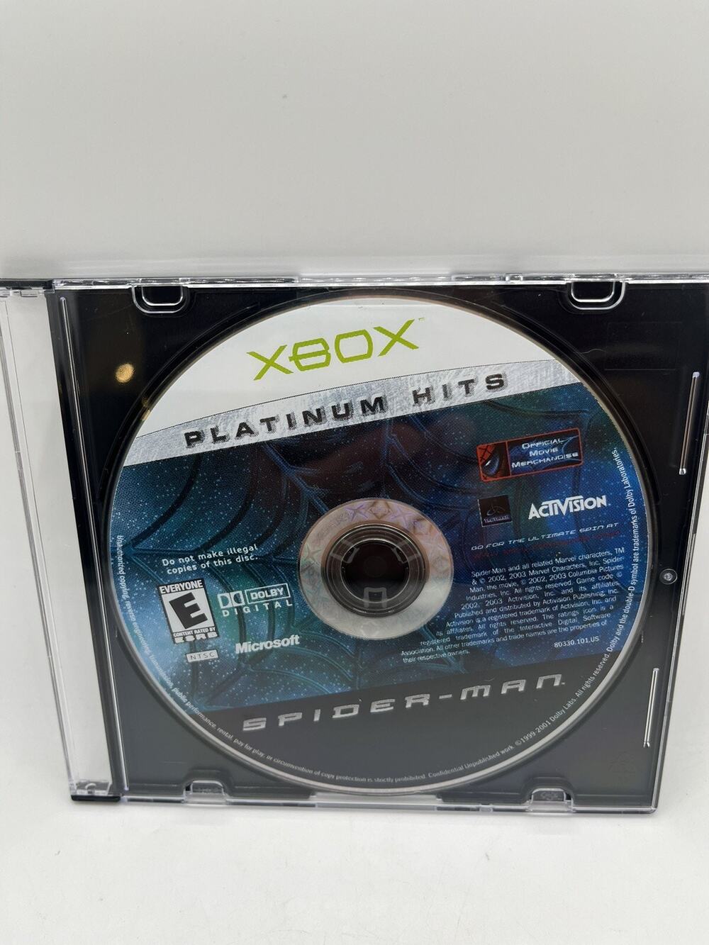 Spider-Man (Xbox, 2002) Disc Only Tested!